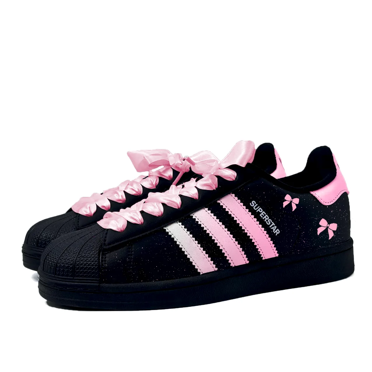 Adidas Originals Superstar 2 Starlight Pink Butterfly Abrasion Resistant Low top — фото 4