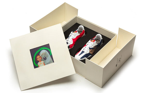 Кроссовки New Balance 327 x kiks x nuttsh art, белый/мультиколор — фото 2