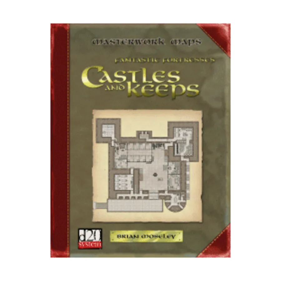 

Fantastic Fortresses - Castles and Keeps, Masterwork Maps (d20), мягкая обложка