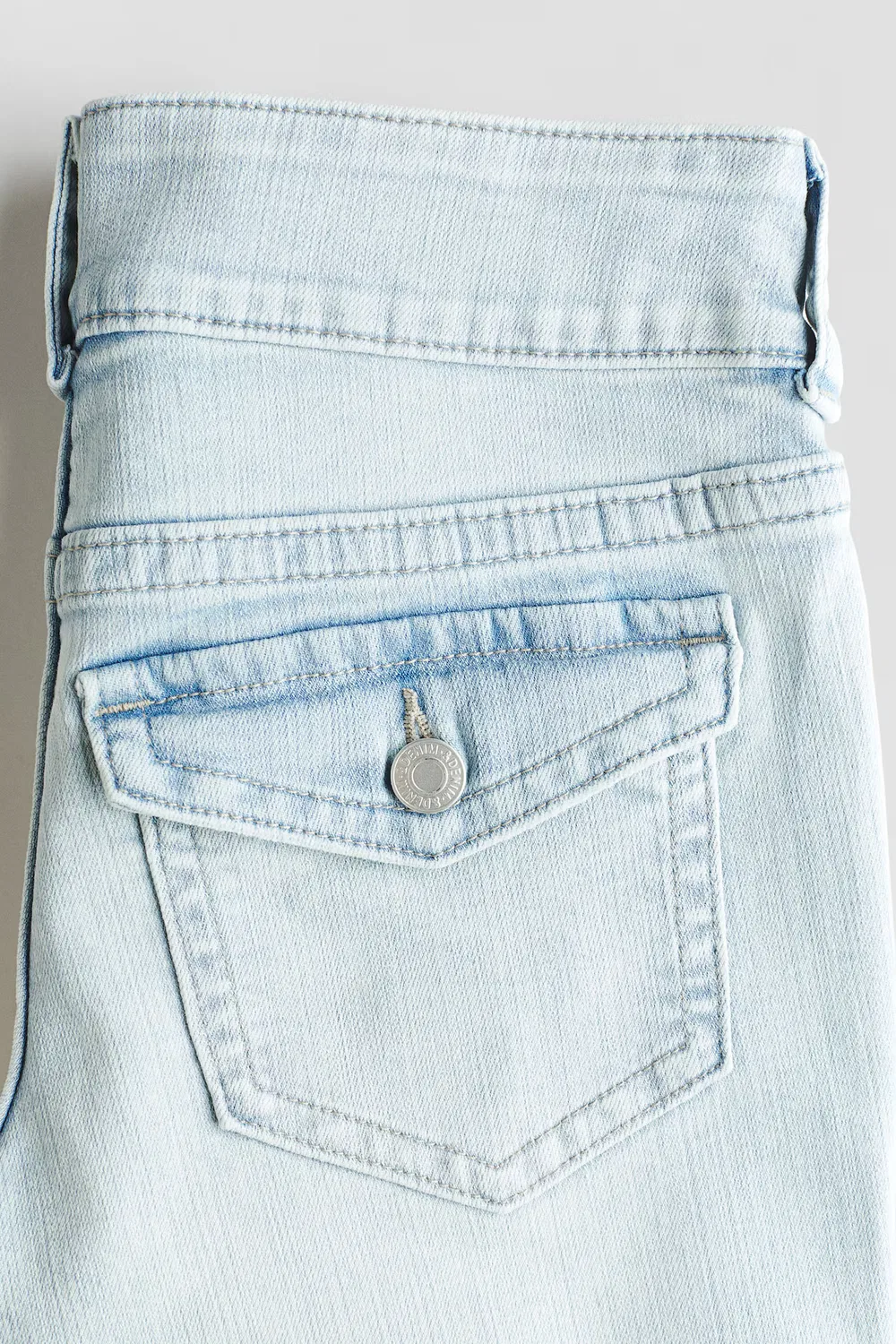 Джинсы-Клеш с заниженной талией H&M, Helles Denimblau — фото 2