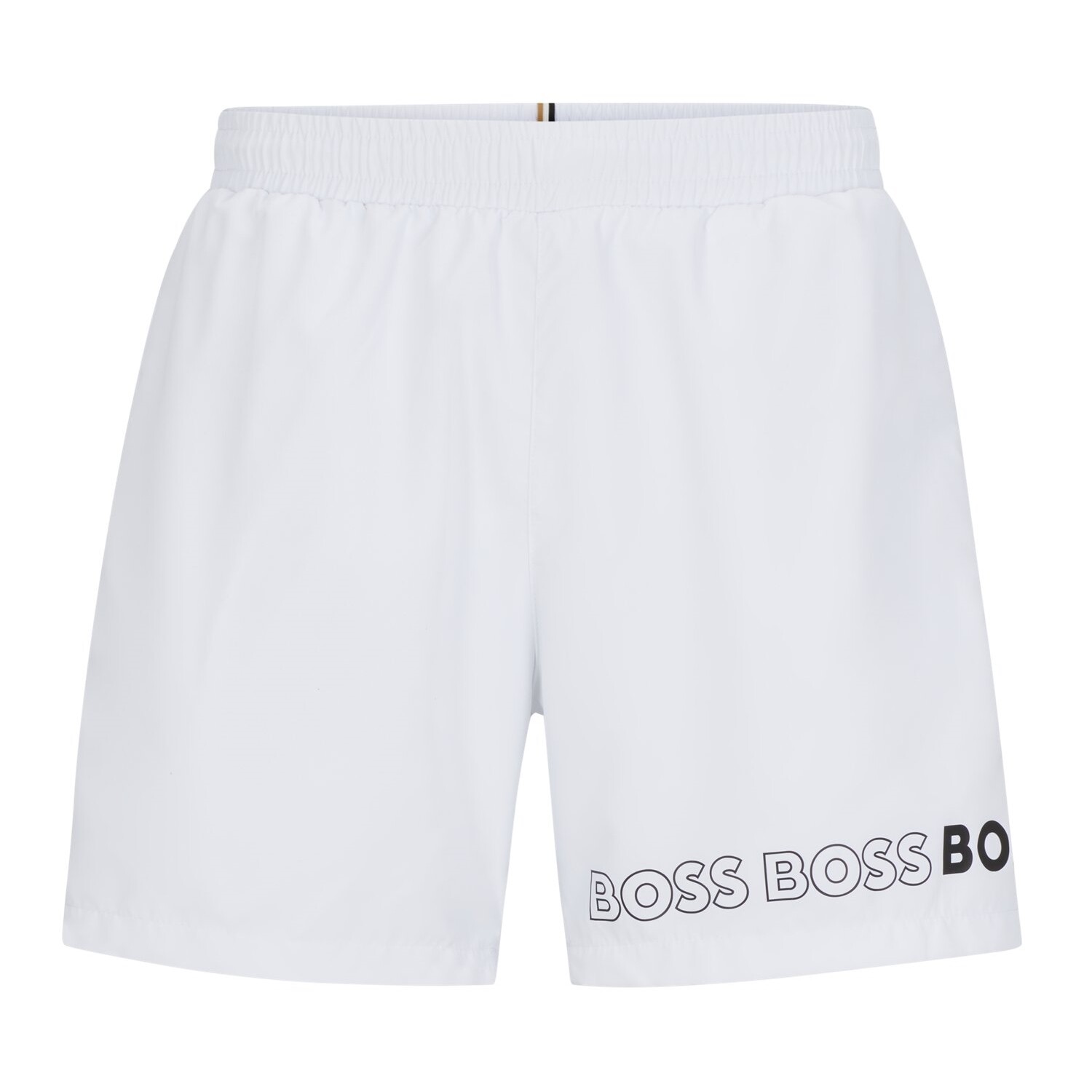 

Купальные шорты Hugo Boss With Repeat Logos, белый