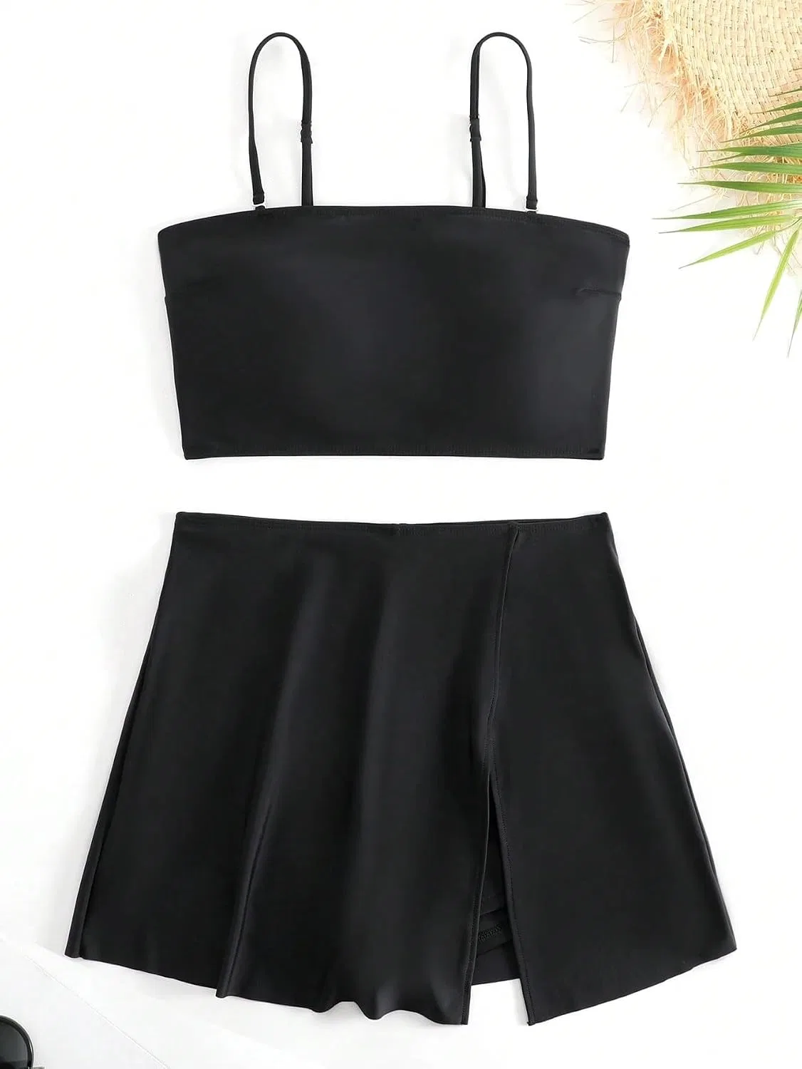 Женский бикини-сет с высокой растяжимостью Backless, Black — фото 3