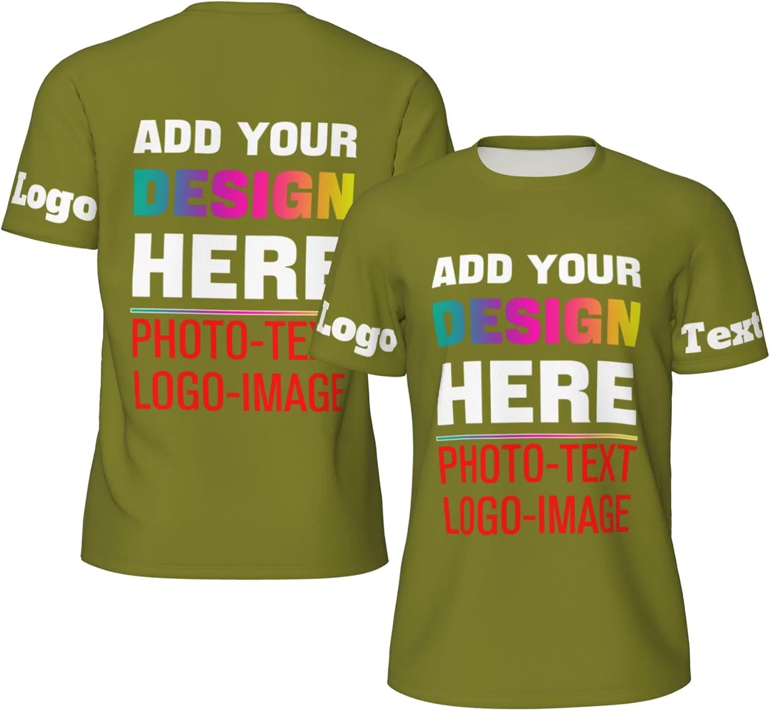 Мужская футболка Regular Fit Custom T-Shirt, Green2