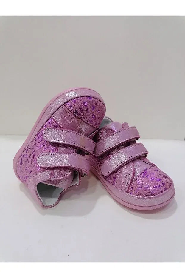 Детские туфли для девочек с ортопедической подошвой Özgür Kids, Pink — фото 3