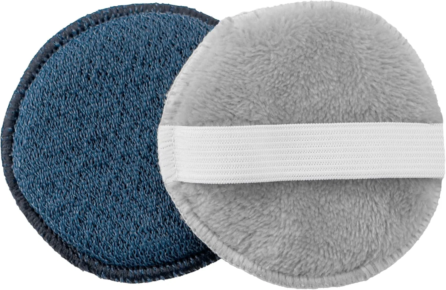 Двусторонние скрабирующие подушечки для лица S&T INC., 2 шт., 8.4 см, Marineblau/Grau