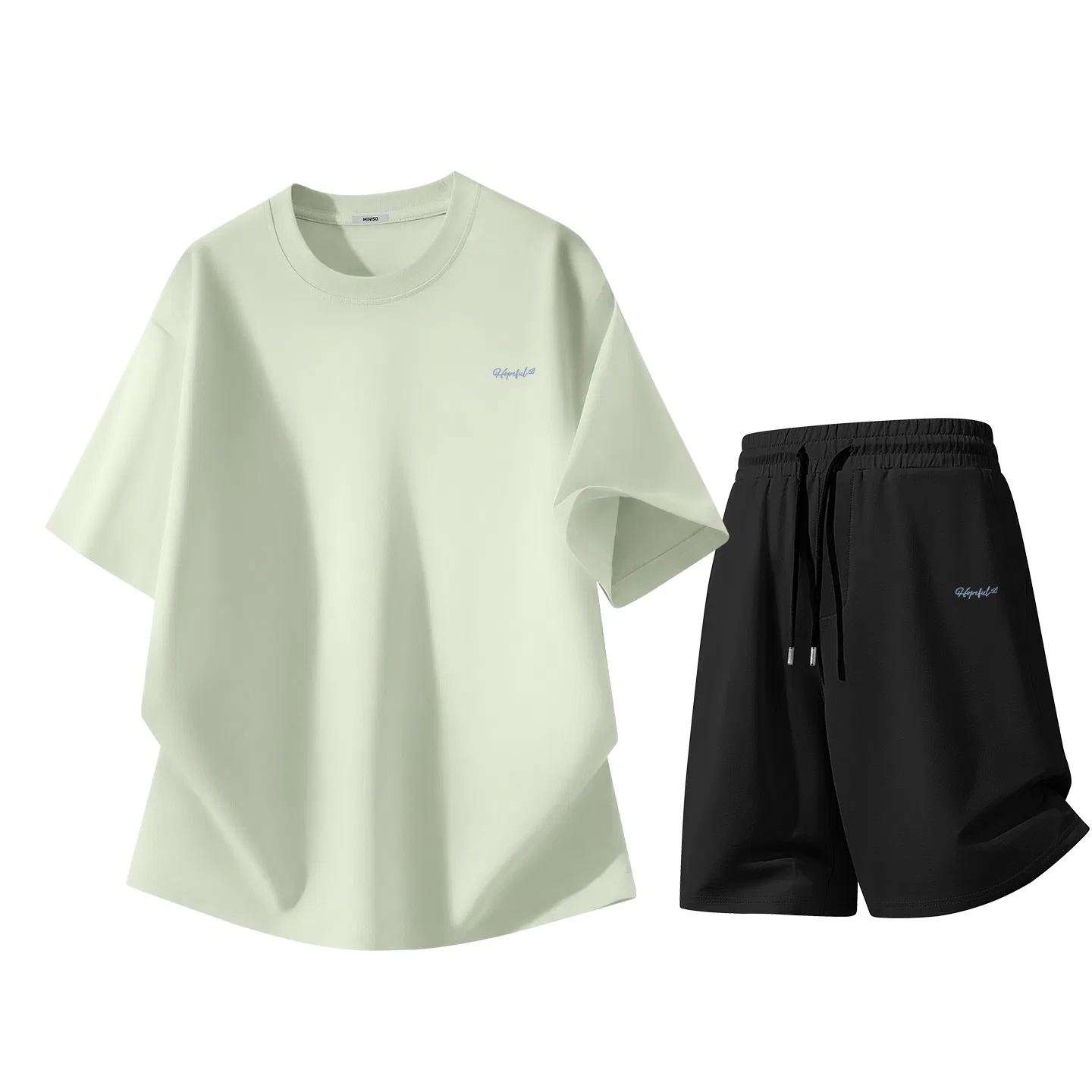 Детский спортивный костюм без рукавов MINISO, Morning Green+Black