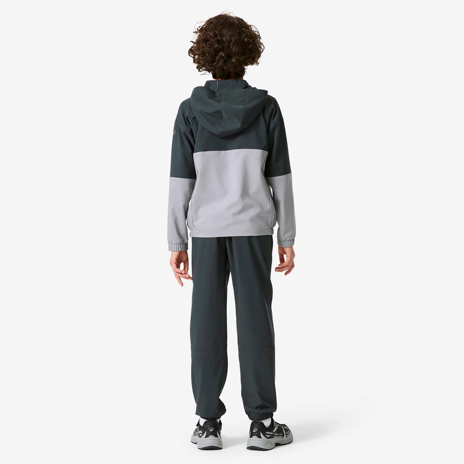 Детский легкий спортивный костюм для мальчиков Decathlon, Graphitgrau / Sturmgrau — фото 4