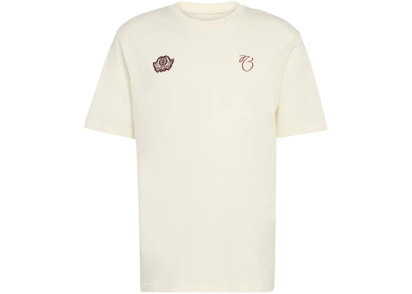 Мужская футболка свободного кроя с принтом Adidas, Off White