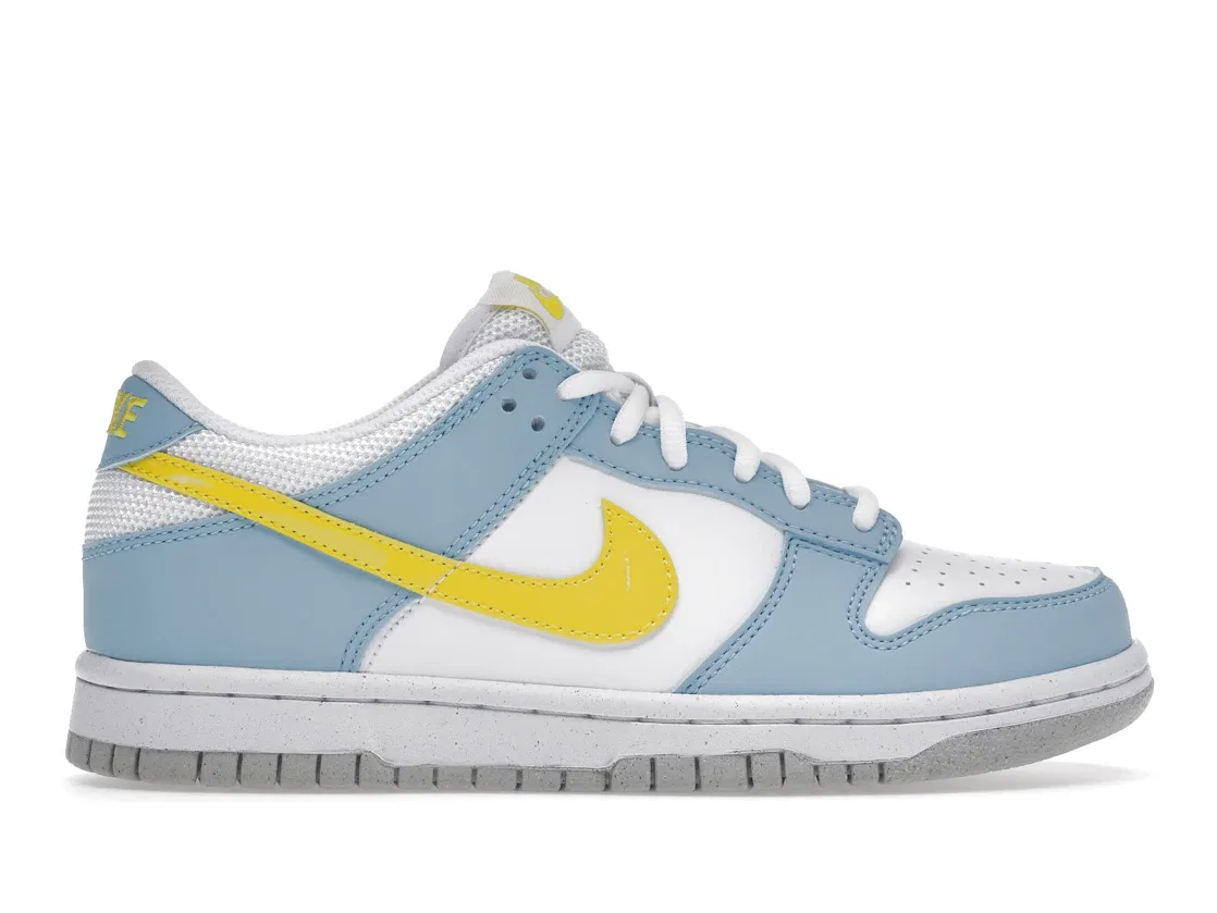 Детские кроссовки Nike Dunk Low Next Nature Homer Simpson (GS) Nike, Blue Chill/Yellow/Strike-White