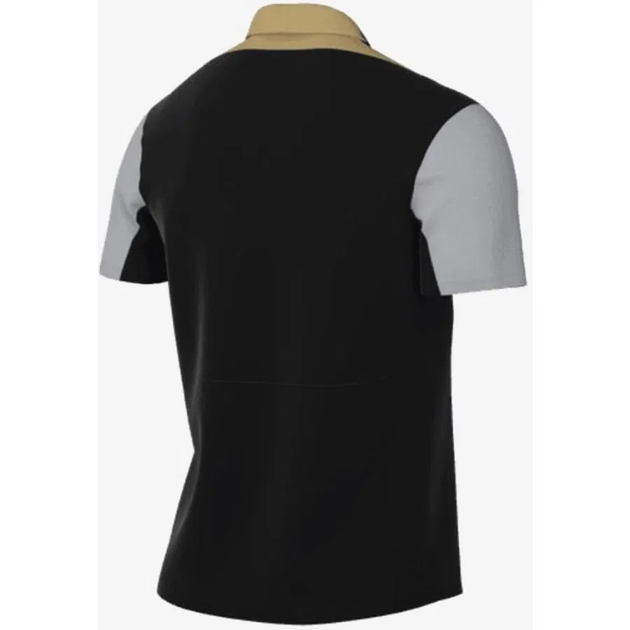Мужское поло Nike Dri-FIT с коротким рукавом, Черный — фото 2