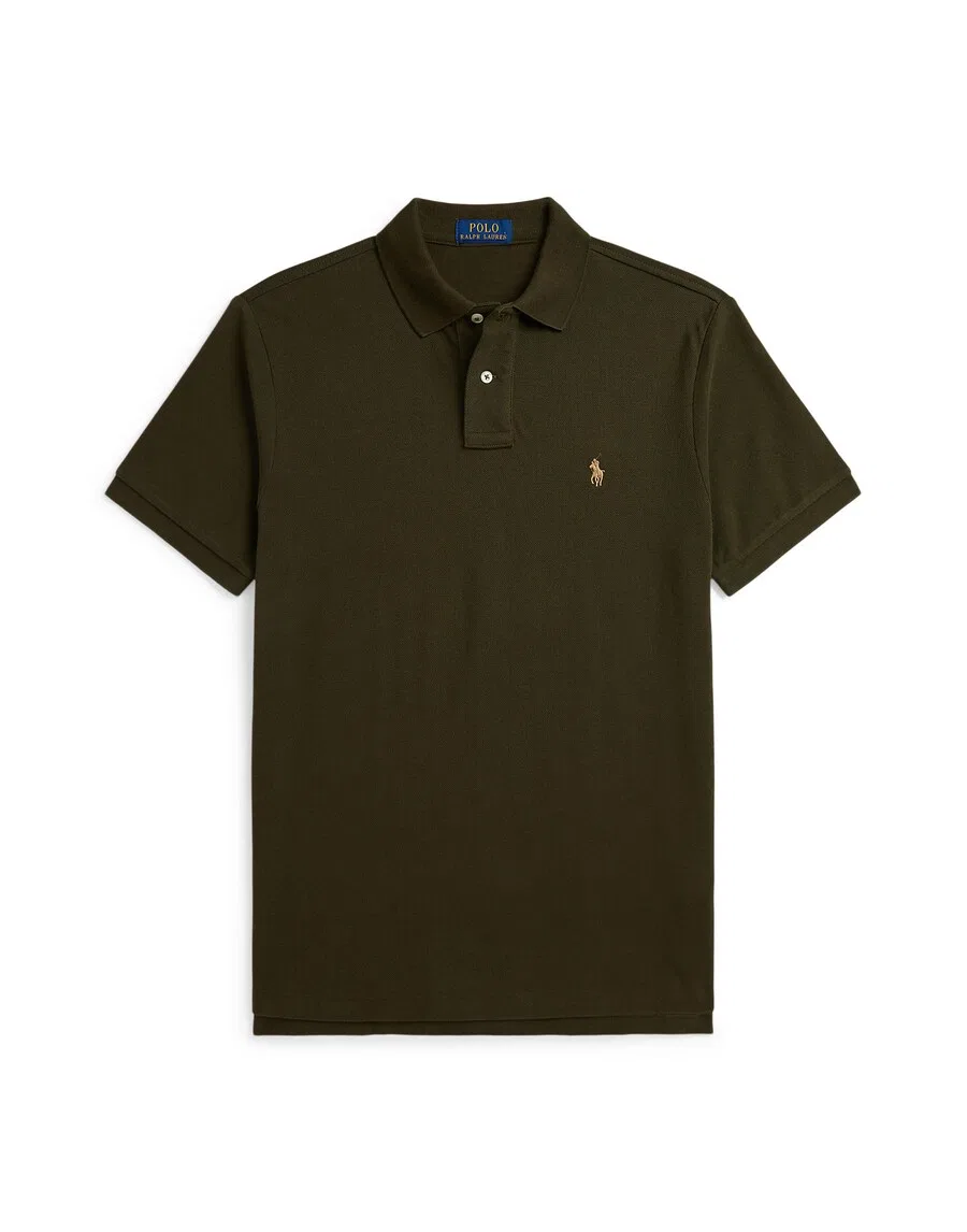 Рубашка Polo Ralph Lauren оливкового цвета