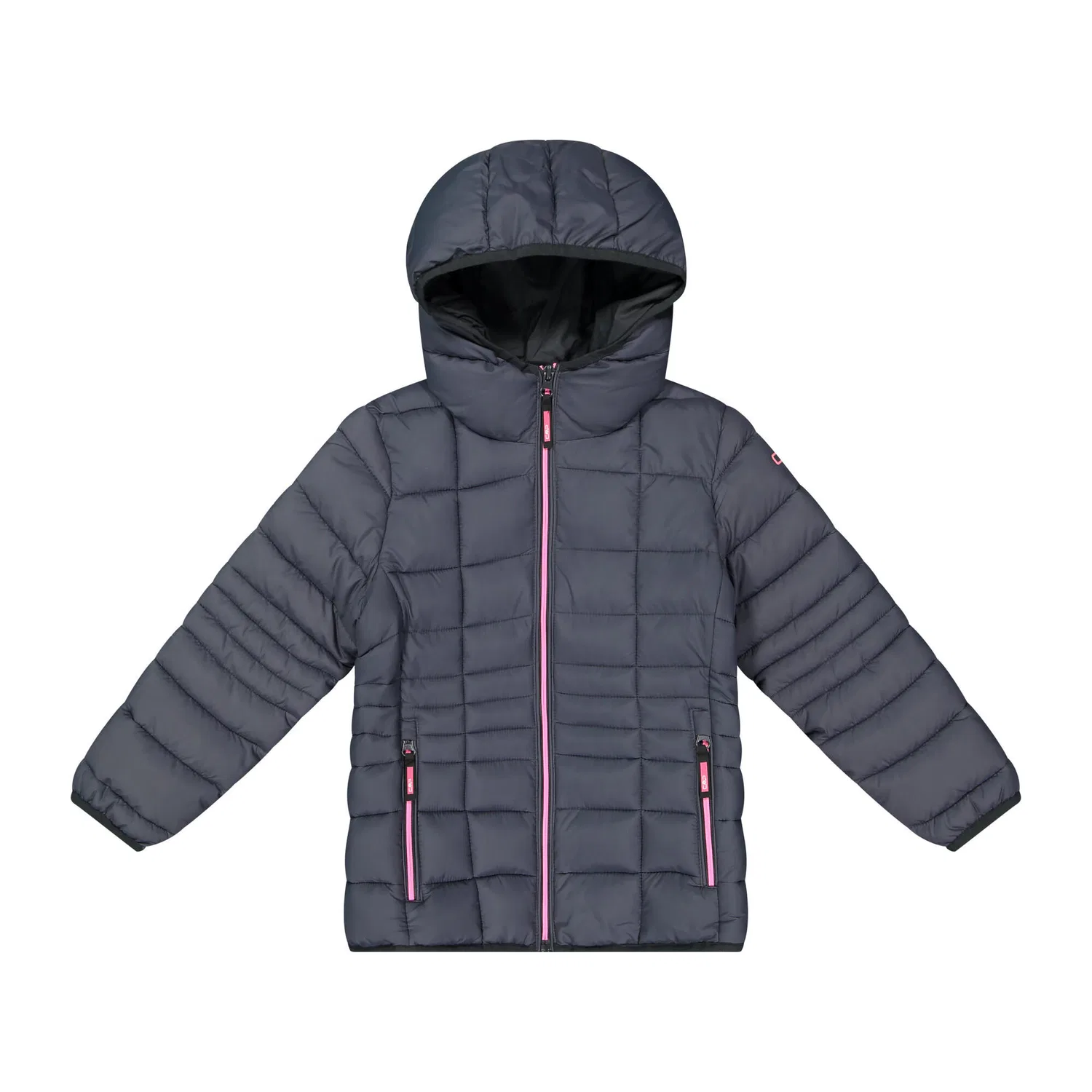 Детская флисовая куртка с капюшоном CMP Kid G Jacket Fix Hood, Grau