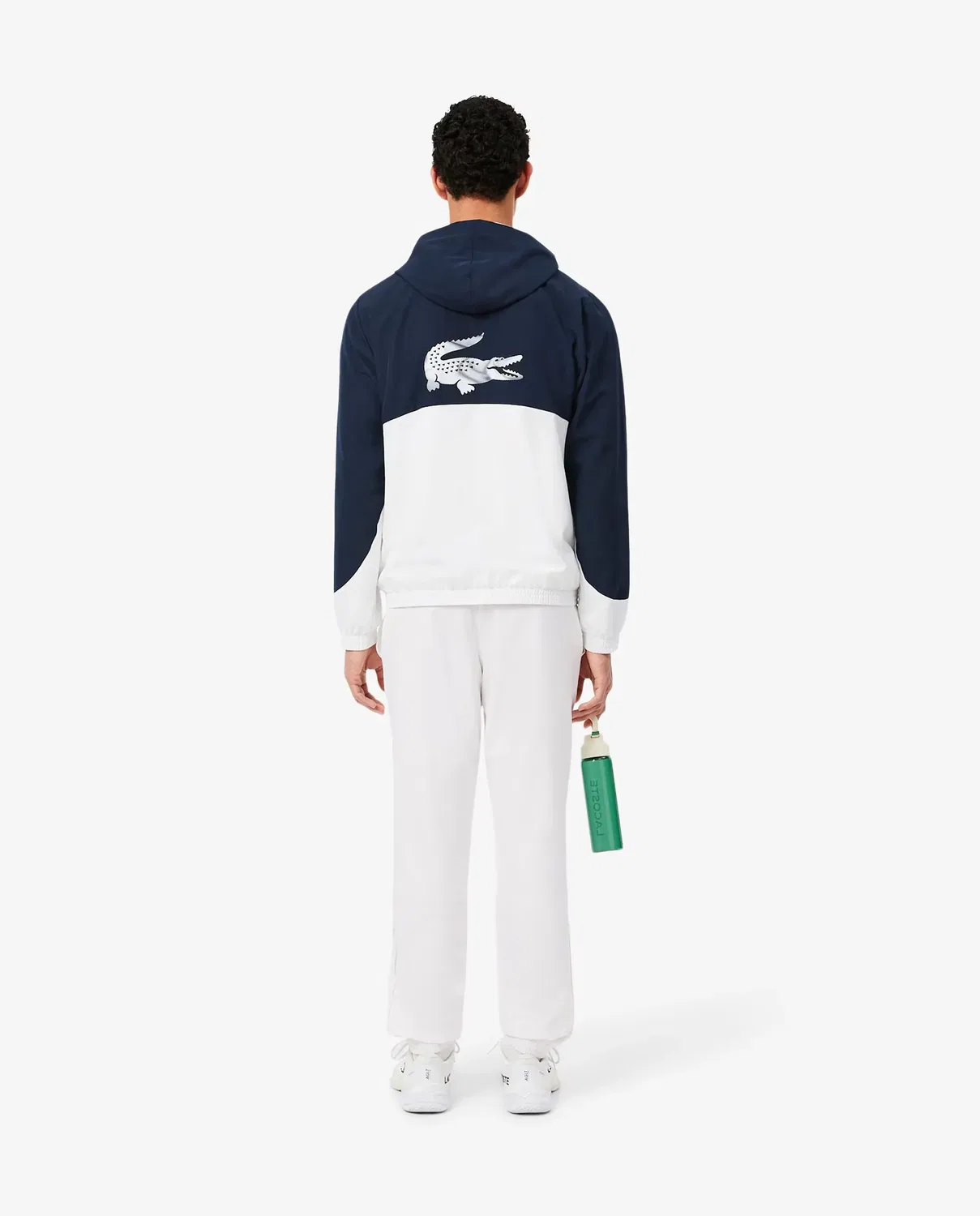Мужской спортивный костюм с цветными блоками Lacoste, Azul/Blanco — фото 2