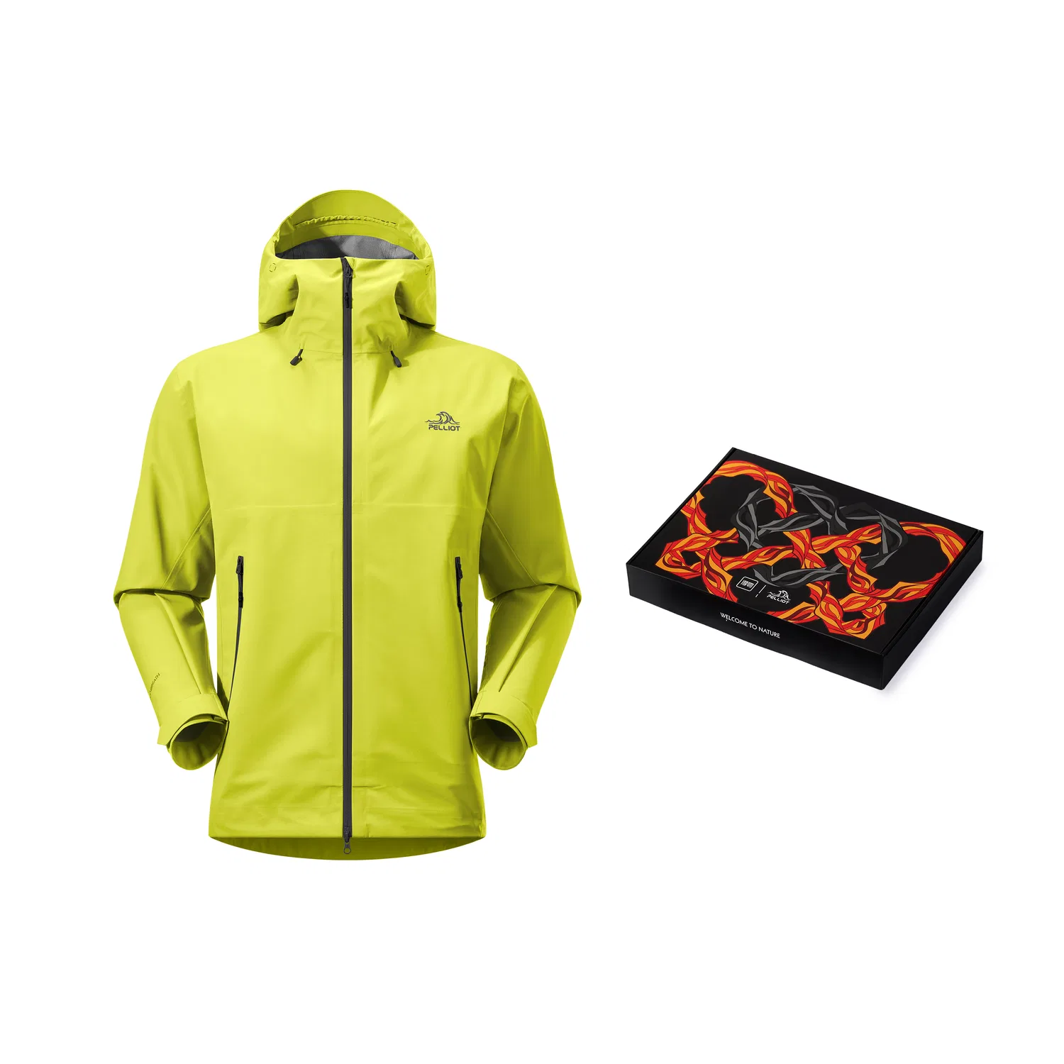 Детская ветровка с капюшоном PELLIOT Rock Shell, Pulse Green