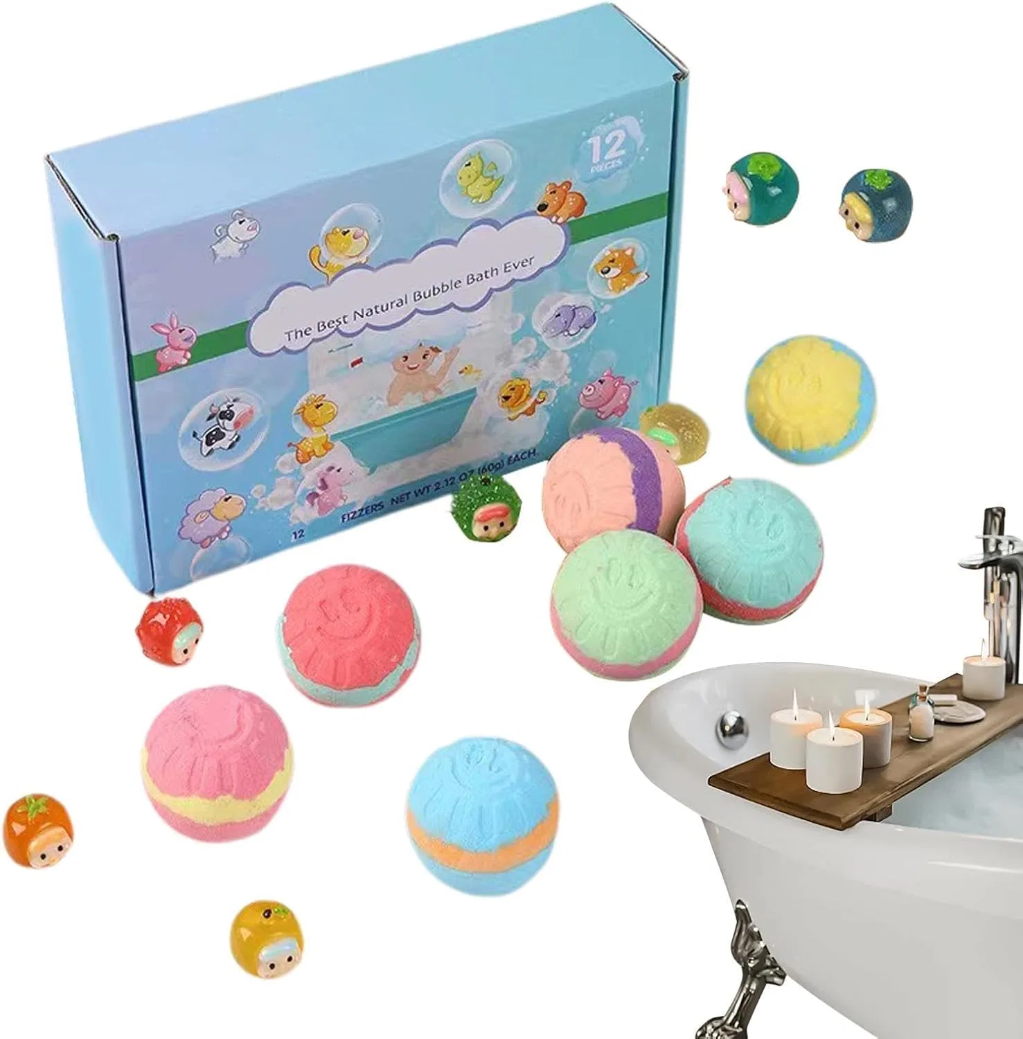 Набор из 12 детских бомбочек для ванны Generisch