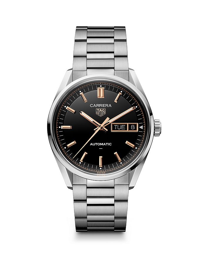 

Часы Carrera Automatic, 41 мм TAG Heuer, черный