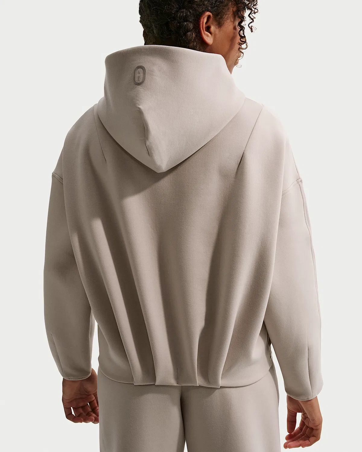 Детская термо-кофта Nike MAVN Therma-FIT на молнии, Cream II/Black/Cream II — фото 2