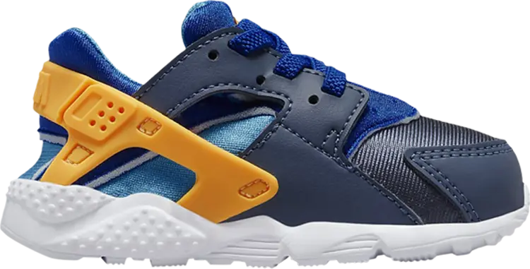 

Кроссовки Nike Huarache Run TD 'Diffused Blue Laser Orange', синий