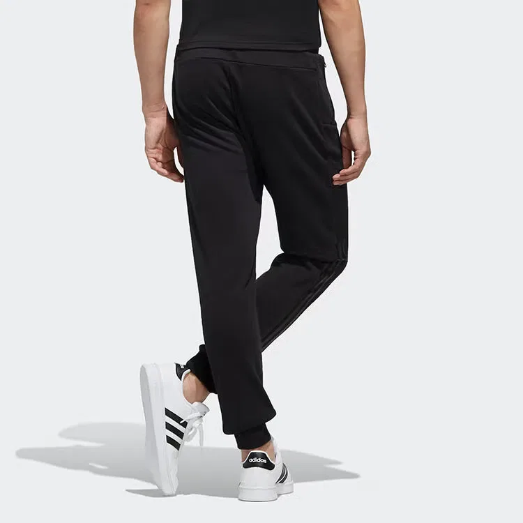Брюки спортивные с логотипом Adidas, черный — фото 4