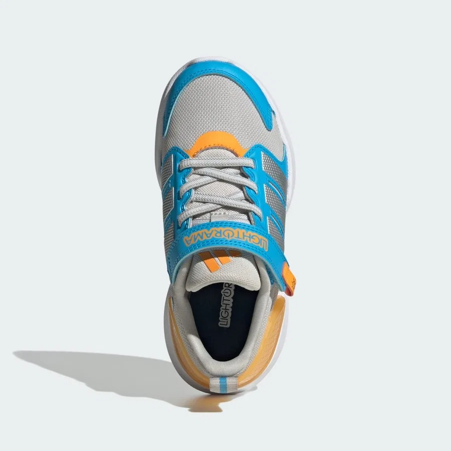 Детские кроссовки с LED-подсветкой Lightorama Runner adidas, Серый — фото 4