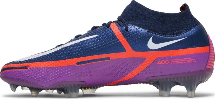 Бутсы Nike Phantom GT2 DF Elite FG 'Vivid Purple', фиолетовый — фото 4