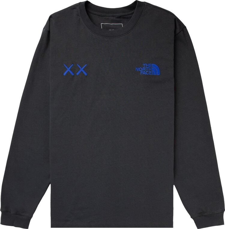 

Лонгслив The North Face x KAWS Long-Sleeve Tee 'Asphalt Grey', серый