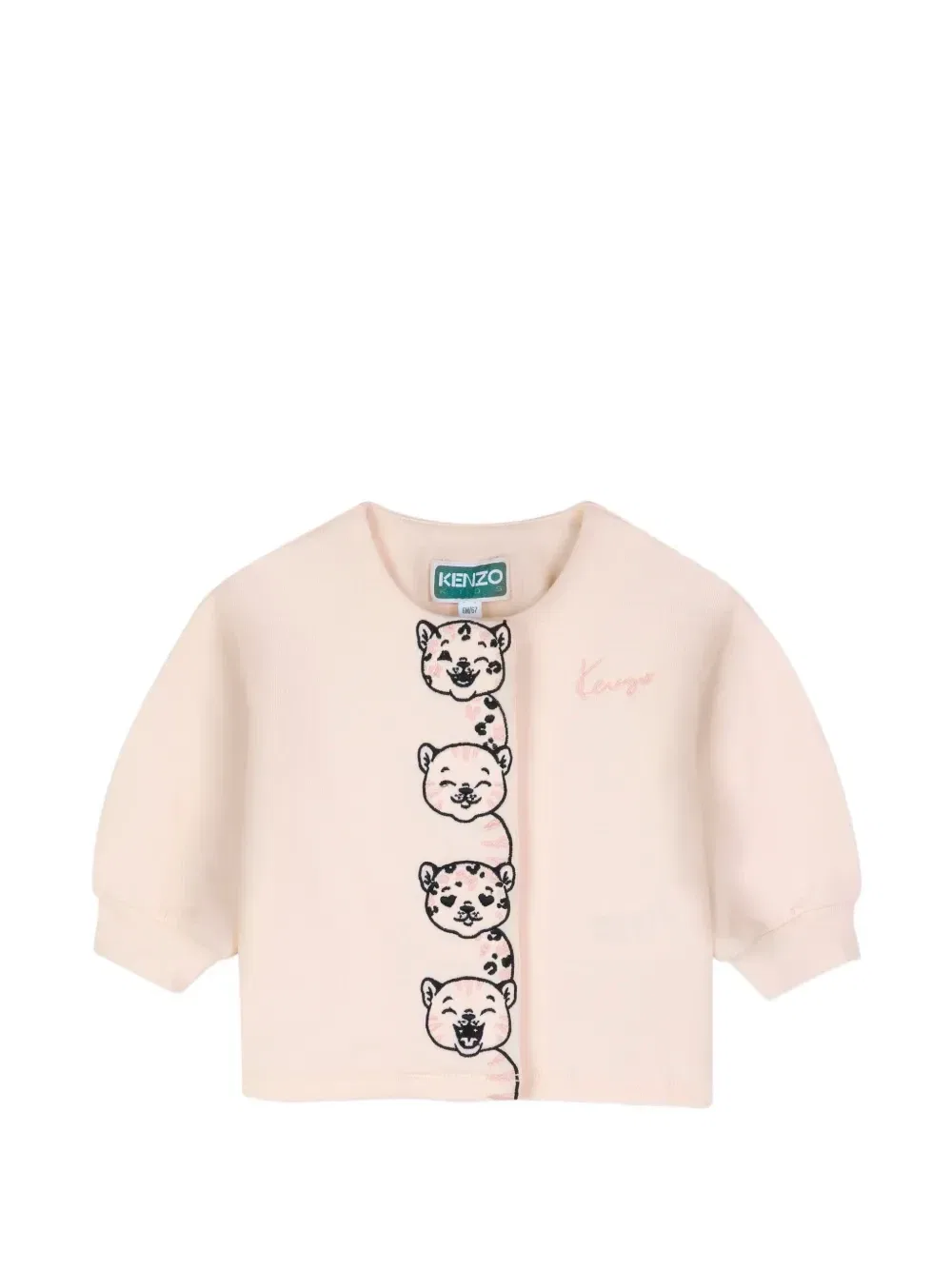 Комплект с принтом Tiger Kenzo Kids, оранжевый — фото 3