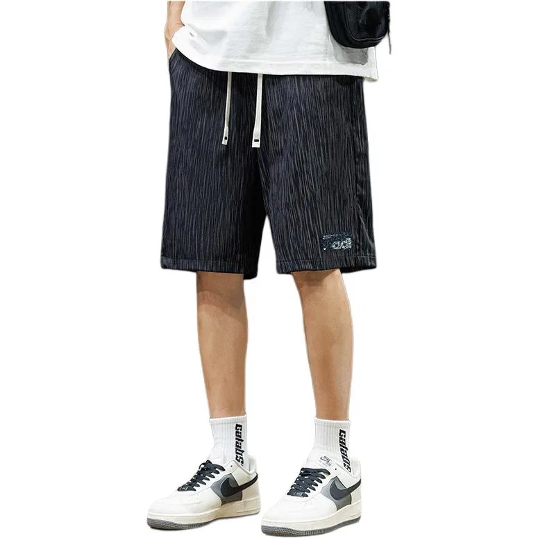 Детские шорты повседневные хлопковые Unisex Thin Tonlion, Черный