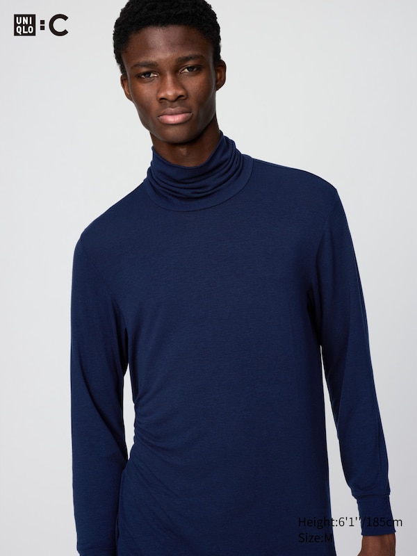 

Водолазка HEATTECH Extra Warm с добавлением кашемира Uniqlo, 69 navy