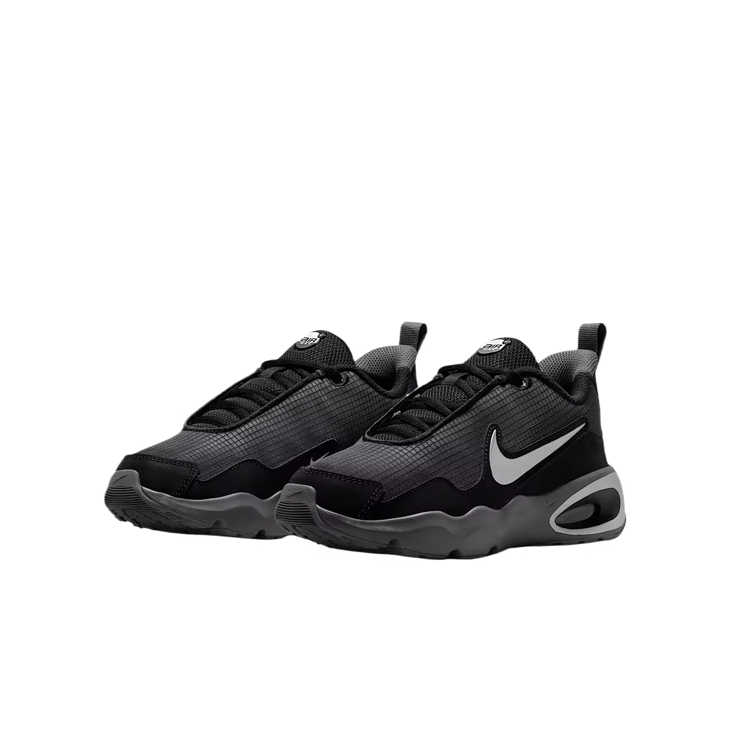 Детские кроссовки для бега с амортизацией Air Max Nova Nike, Black/Iron Gray/Metallic Silver — фото 3
