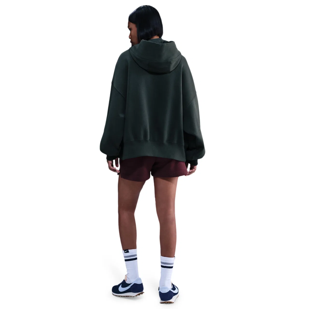 Женская толстовка PHNX Fleece OS Nike, цвет Seaweed/Sail — фото 4