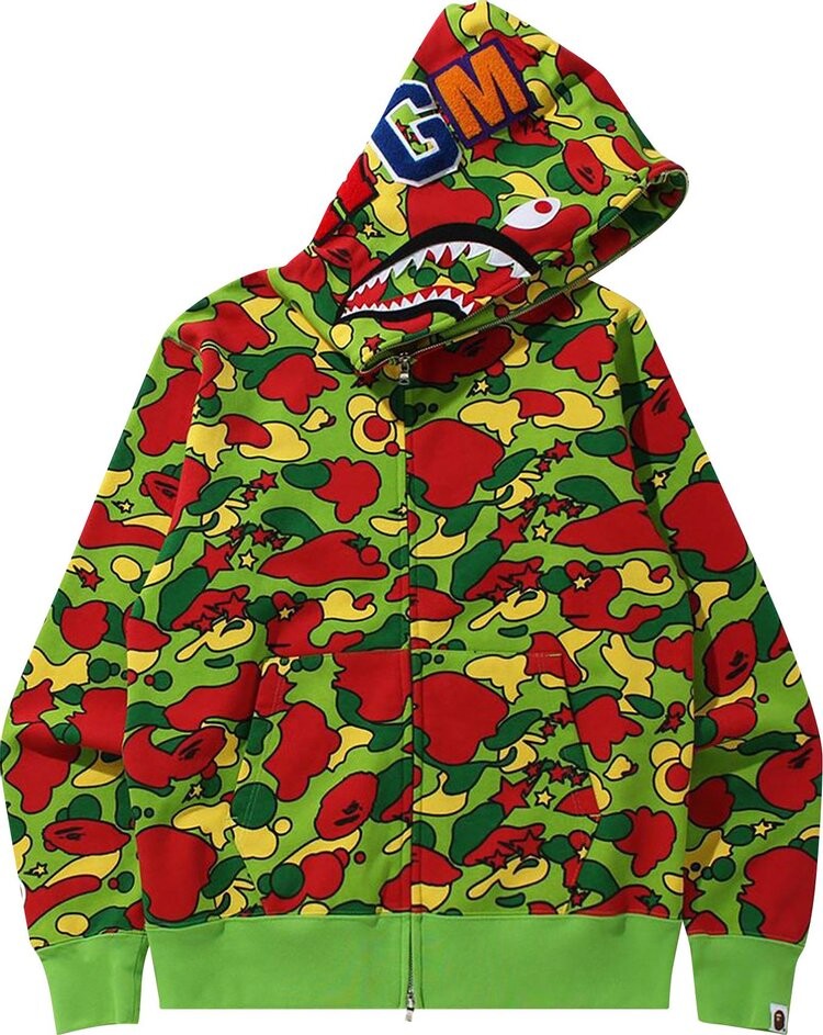 

Худи BAPE Sta Camo Shark Zip Hoodie 'Multi', разноцветный, Коричневый, Худи BAPE Sta Camo Shark Zip Hoodie 'Multi', разноцветный