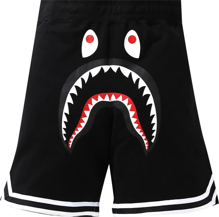 

Шорты BAPE Shark Basketball Sweat Shorts Black, черный