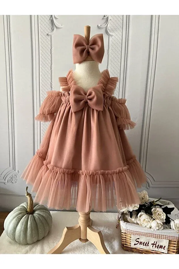 Детское платье для девочек кружевное Biya Baby, Onion Peel — фото 2