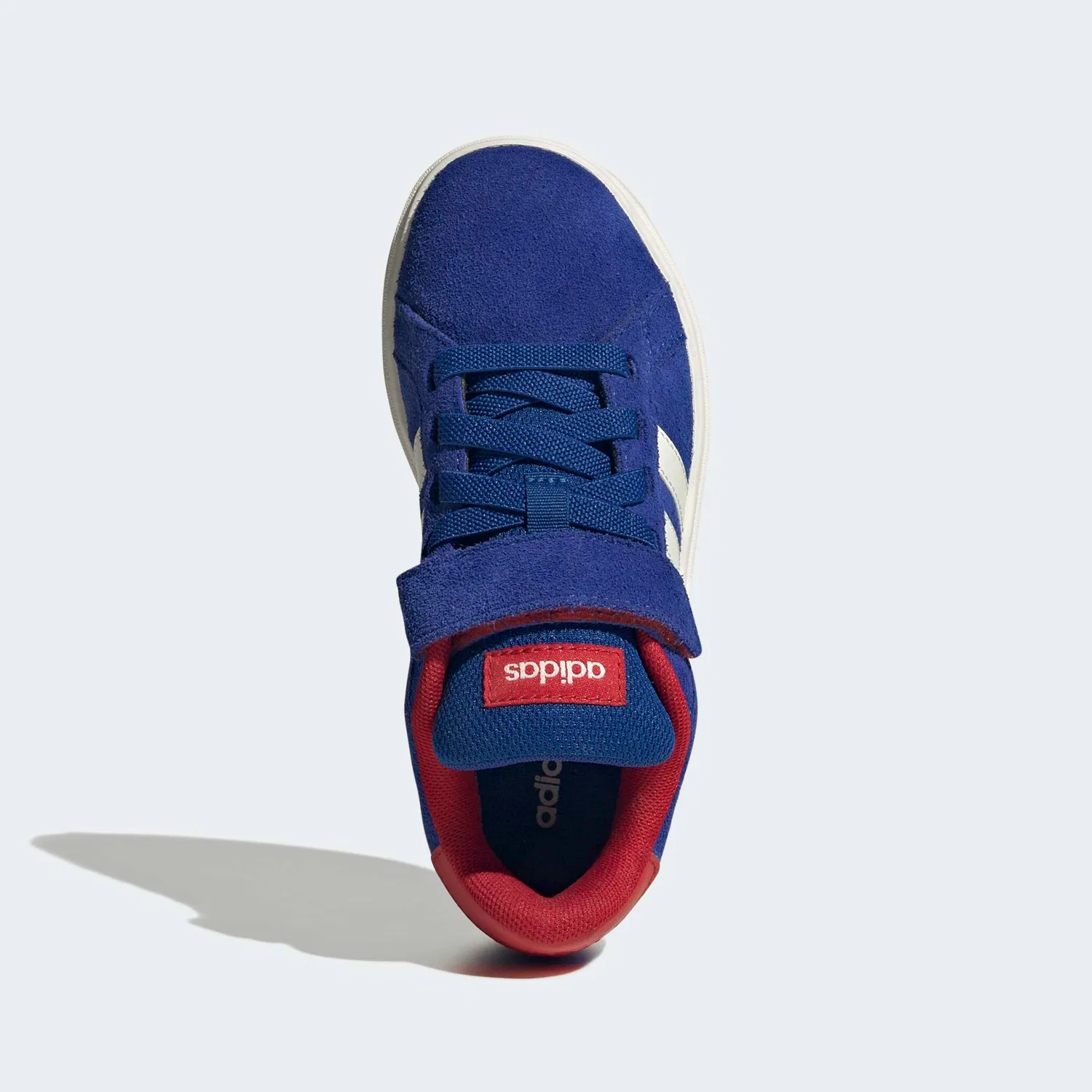Детские кроссовки ретро-дизайн Adidas Grand Court 00S, Collegiate Royal/Off White/Better Scarlet — фото 4