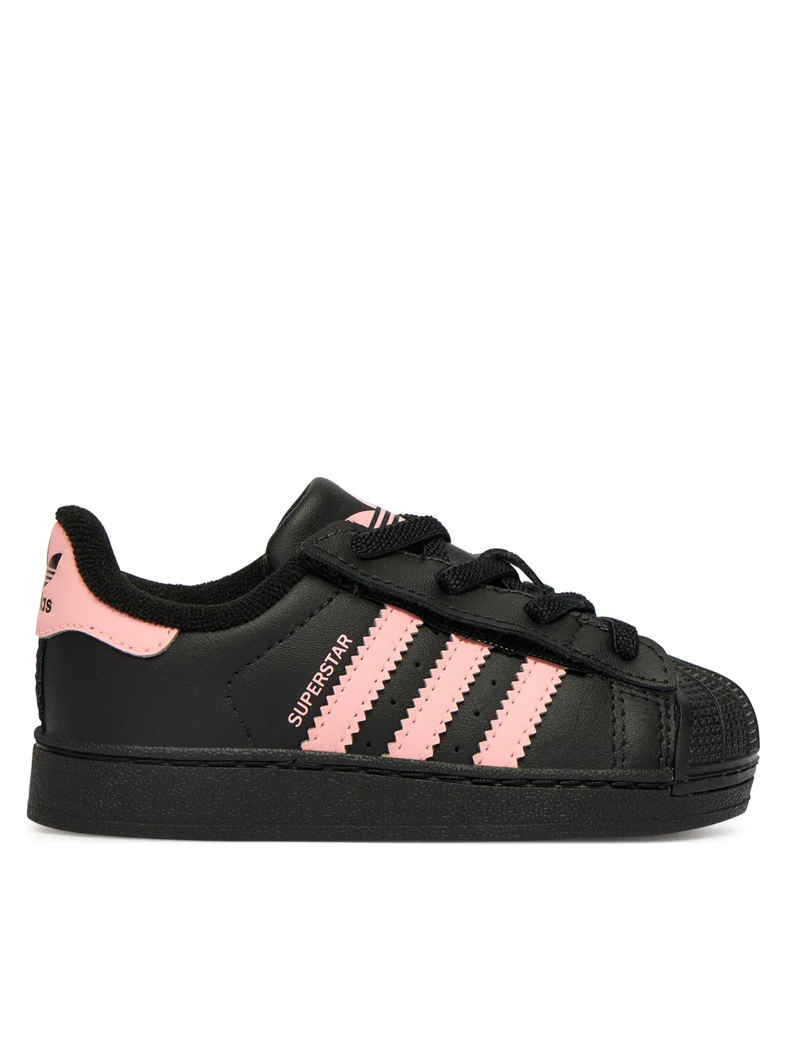 Кроссовки для девочки Superstar Cf El Adidas, черный