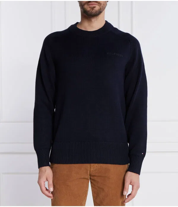 Мужской джемпер Regular Fit Tommy Hilfiger, Blu Marino