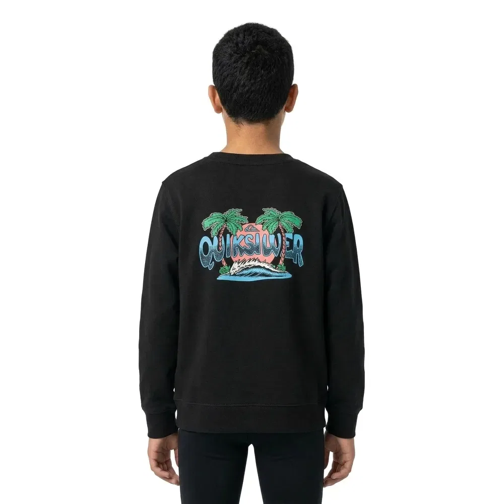 Свитшот Graphic Quiksilver, черный — фото 4