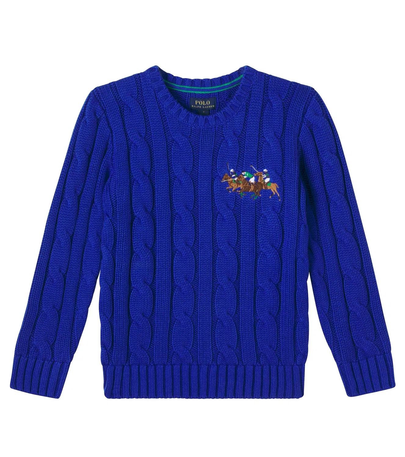 Свитер хлопковый Polo Ralph Lauren Kids, синий