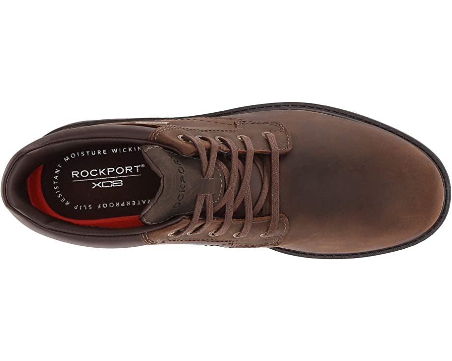 Ботинки мужские Rockport Rugged Bucks водонепроницаемые, коричневый — фото 3