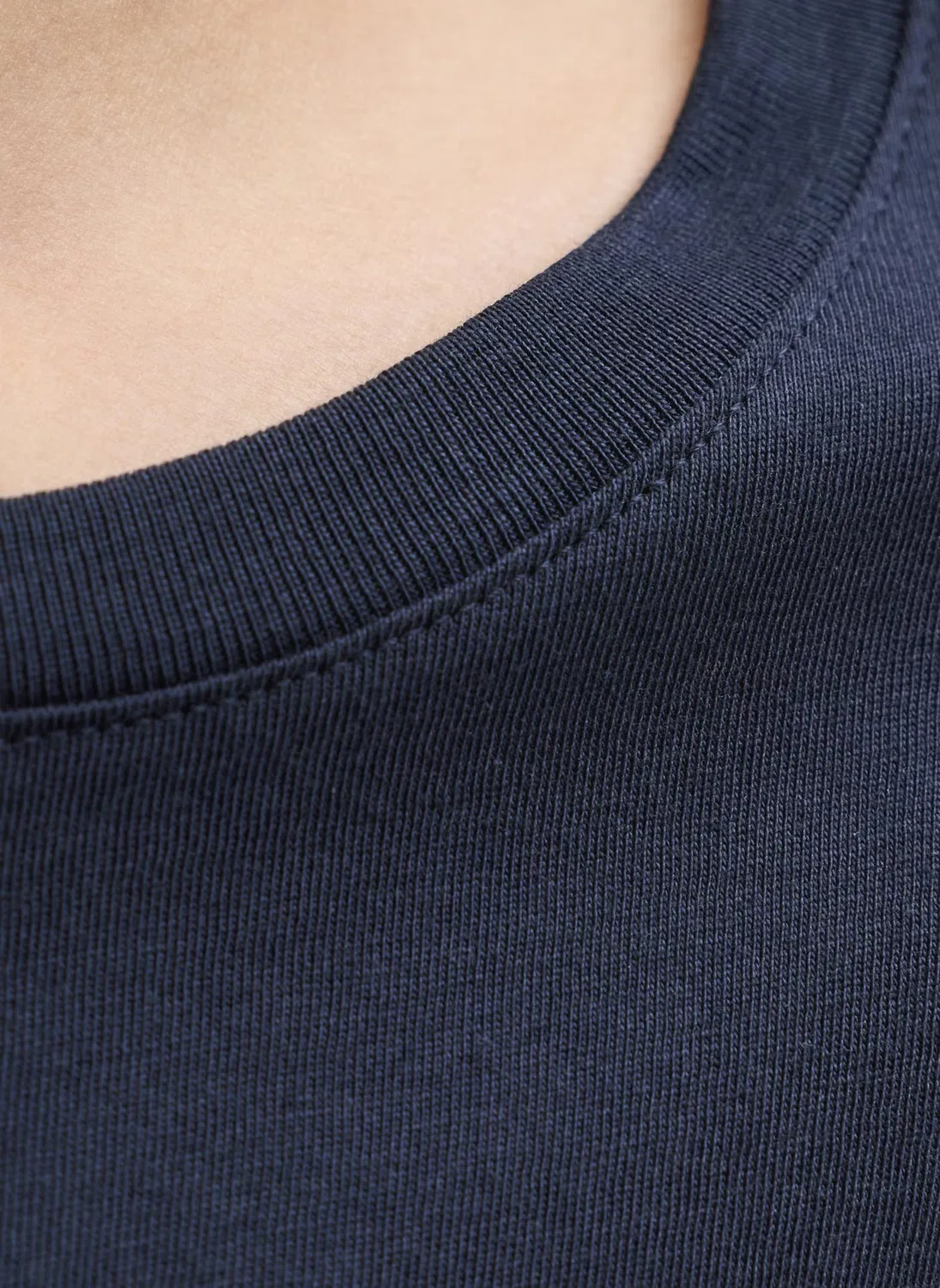 Футболка с принтом с коротким рукавом Jjelogo Jack & Jones Junior, синяя — фото 4