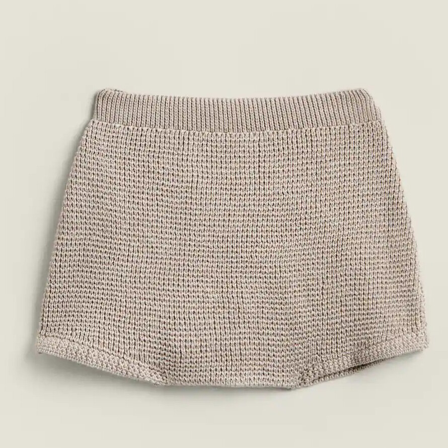 

Детские блумеры Zara Home Mini Waffle-knit, серо-коричневый