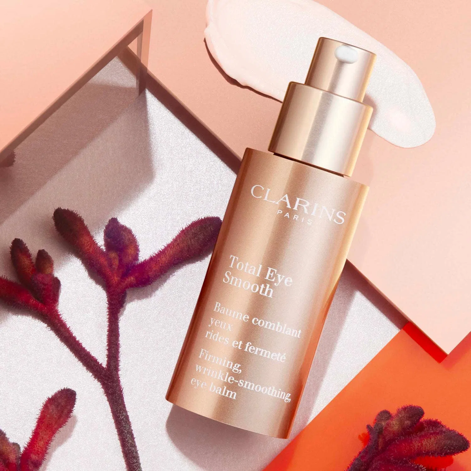 Крем для контура глаз с эффектом лифтинга Total Eye Smooth CLARINS, 15 мл — фото 2