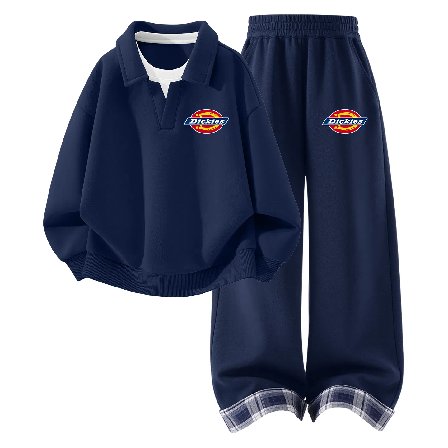 Детский спортивный костюм с принтом Slim Fit K Navy Blue Dickies, Slim Fit K Navy Blue — фото 3
