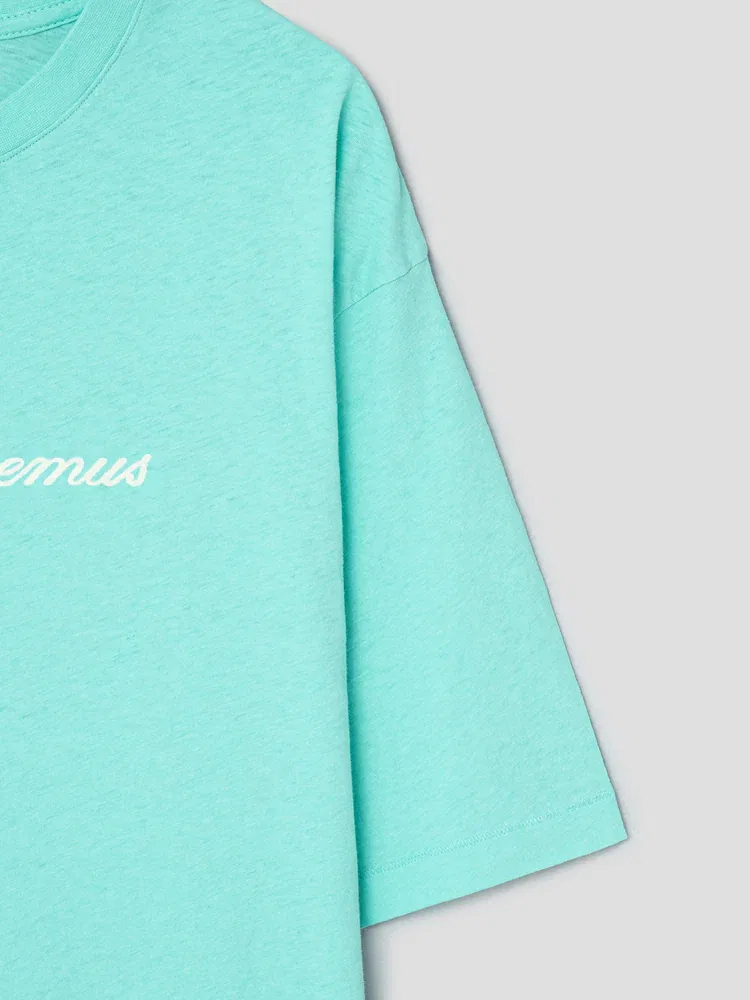 Футболка с логотипом JACQUEMUS, Mint Green — фото 4