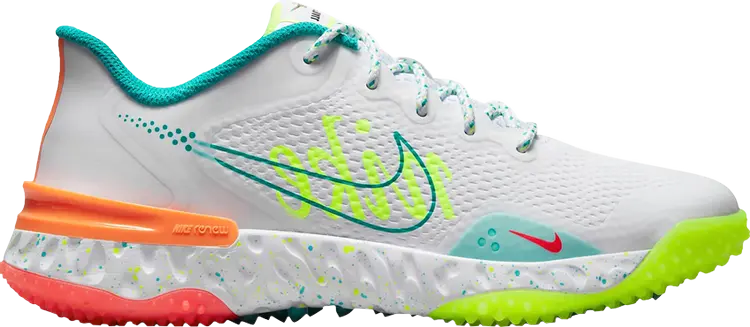 

Кроссовки Nike Wmns Alpha Huarache Elite 3 Turf 'White Turbo Green', белый