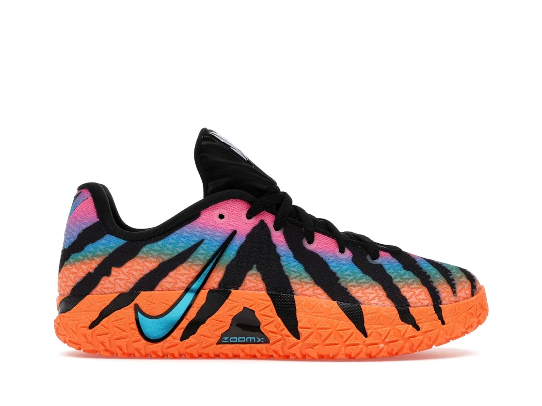 Детские кроссовки для баскетбола Nike Ja 3, Black/Baltic Blue/Total Orange/Hyper Pink