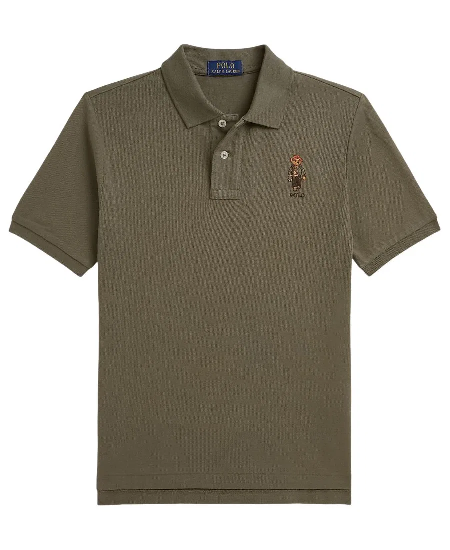 Поло с коротким рукавом Polo Bear Mesh Polo Shirt Polo Ralph Lauren, Cruise Olive
