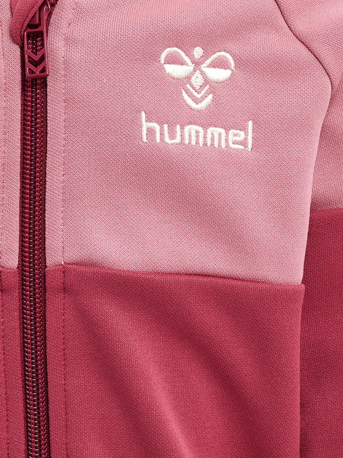 Детская куртка на молнии Hmlolek Hummel, Rot Zinnoberrot — фото 3