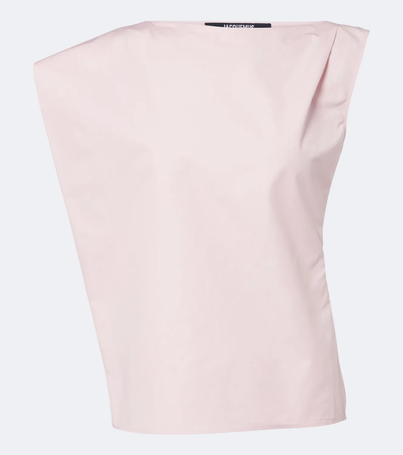 Топ хлопковый прямого кроя Haut Drap Jacquemus, розовый